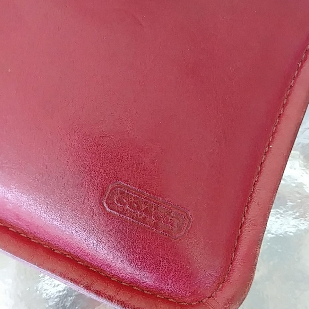 VINTAGE  COACH SKINNY COSMETIC BAG - Picture 6 of 17